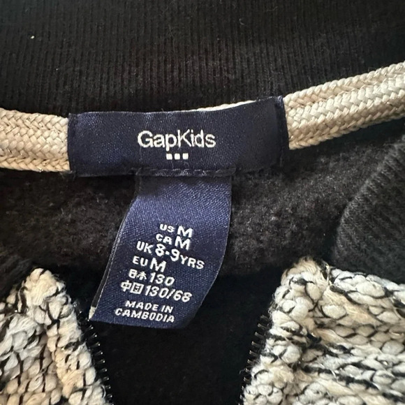 Gap Kids Sweatshirt Jacket Girls Medium - Picture 2 of 3